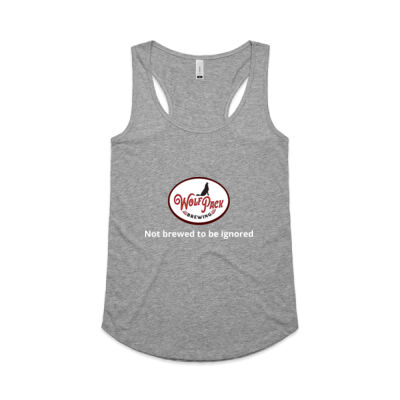 Wolf Pack Brewing - Womens Yes Racerback Singlet Thumbnail