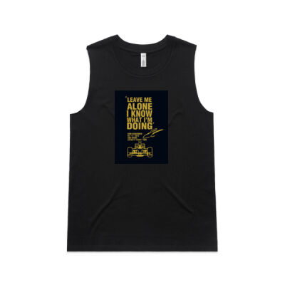 Kimi Raikkonen "I know what I am doing"  - Womens Upside Tank Thumbnail